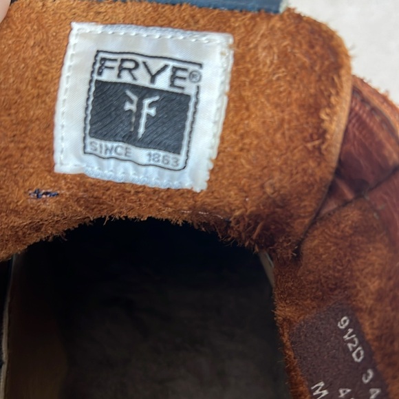 Frye Men’s Leather Duck Boots - Size 9.5D - Two-Tone Brown & Navy - Picture 11 of 13